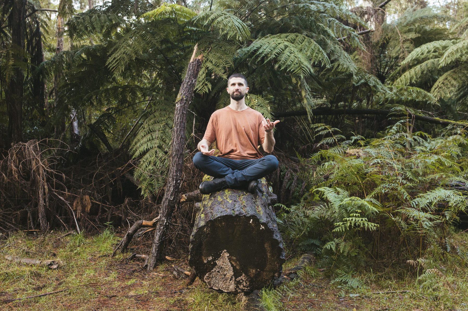 Jacob meditating